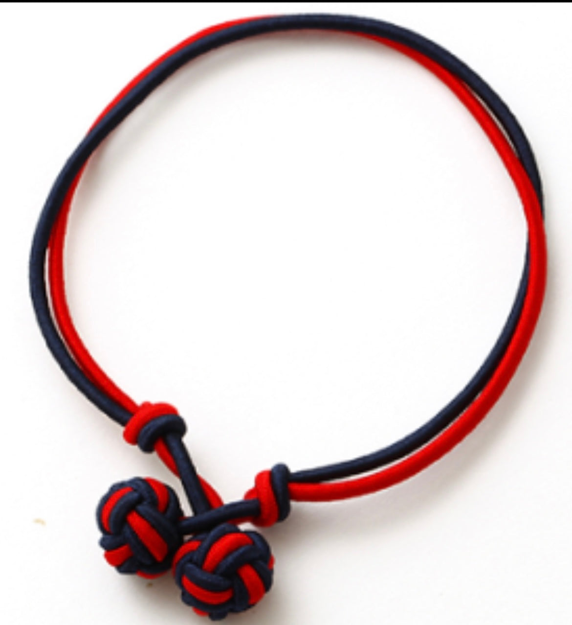 Bobble Bracelet -marineblau/rot-