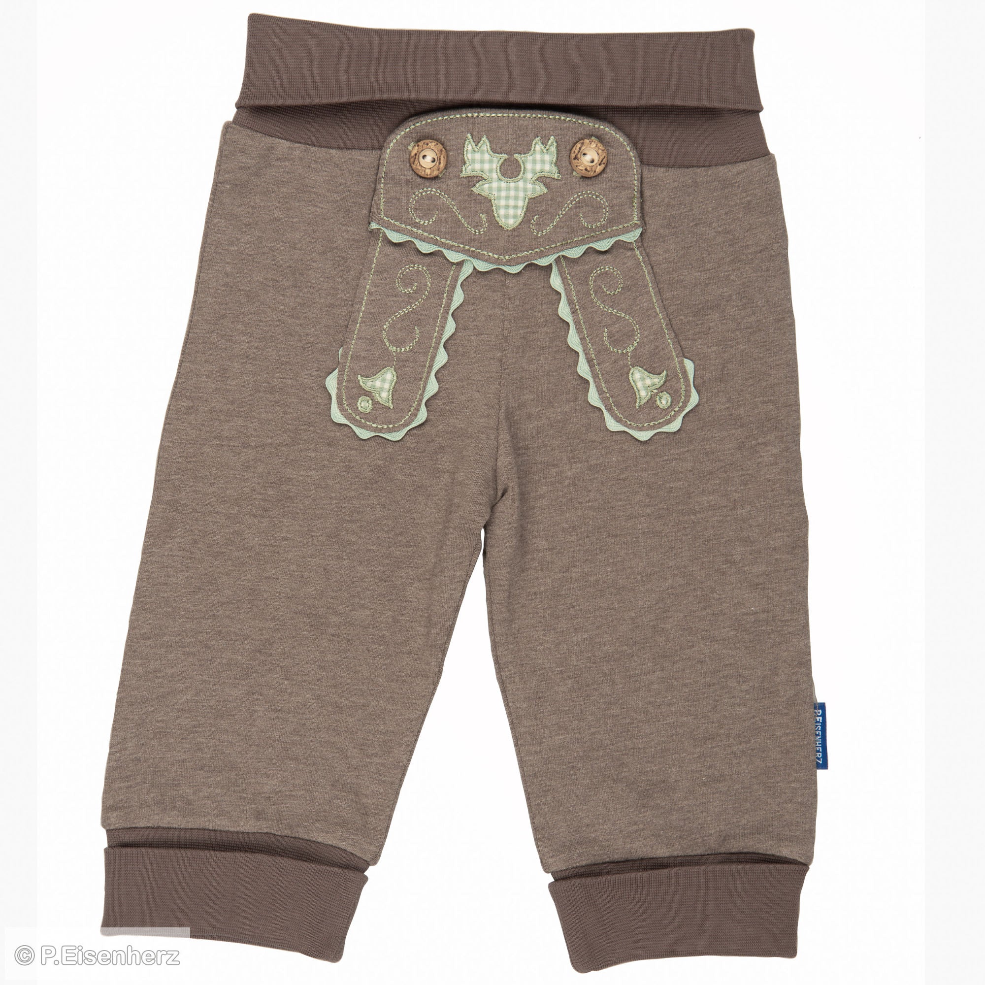 Baby Hose im Lederhosen Look