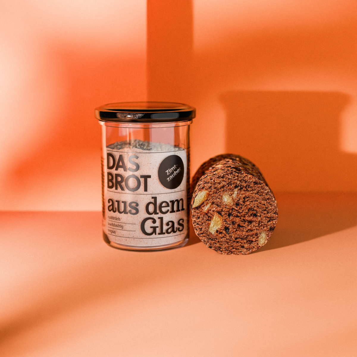 Bio-Brotbackmischung im Glas "Zimtzauber" (200 g)