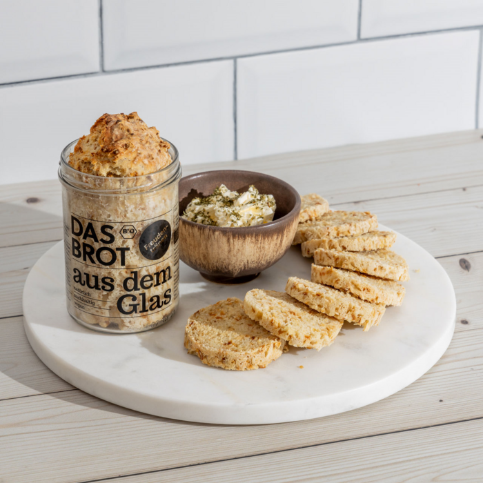Bio-Brotbackmischung im Glas "Freudentränen" (200 g)