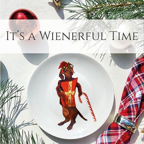 It’s a Wienerful Time Kuchenteller Set