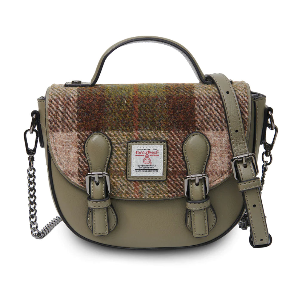 Tweed Cobble Bag -Chestnut Tartan-