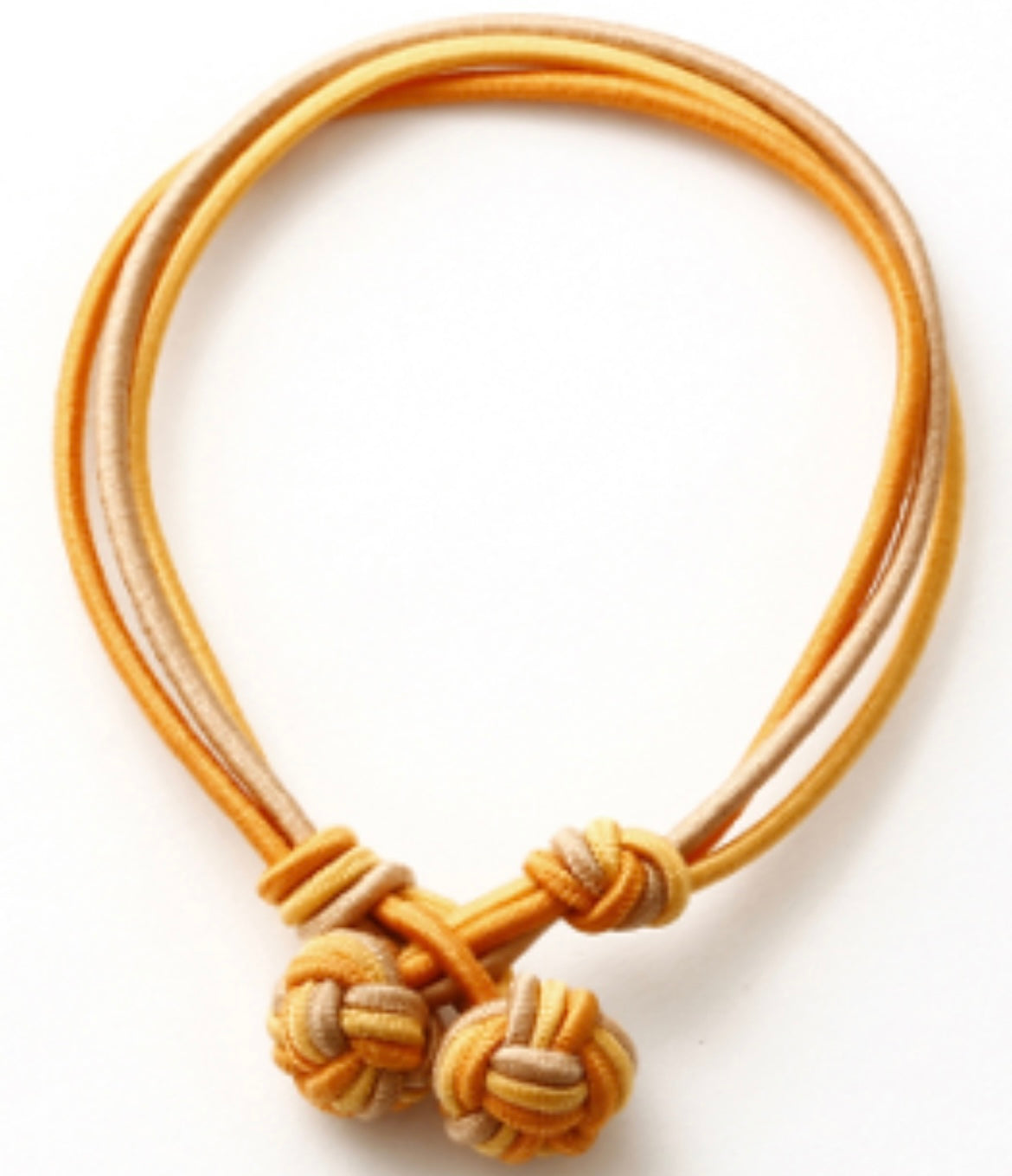 Bobble Bracelet -gelb/orange/beige-