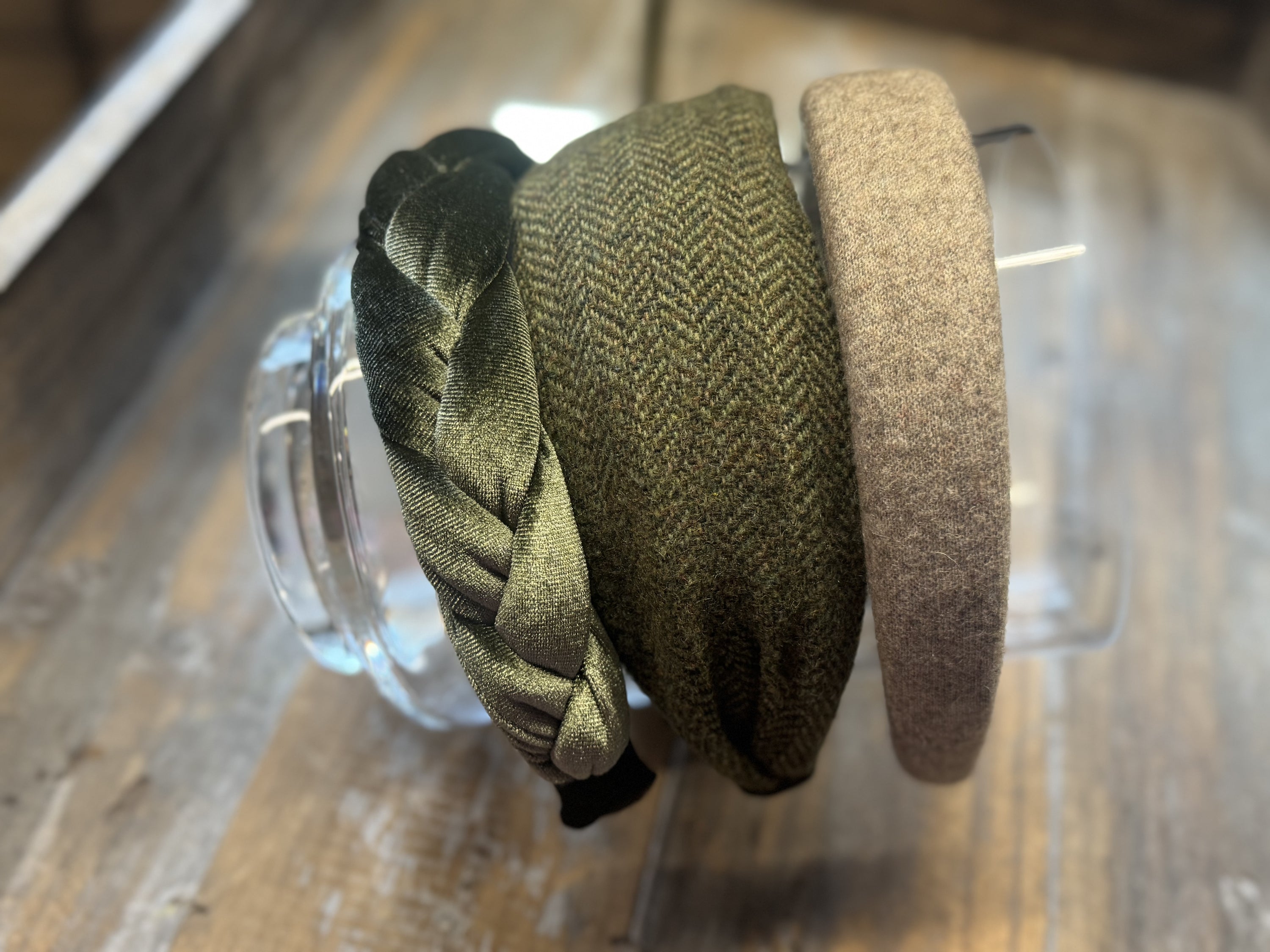 Wooly Haarreif -Hellbraun-