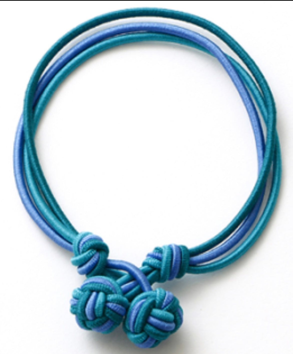 Bobble Bracelet -himmelblau/zweifarbig türkis-