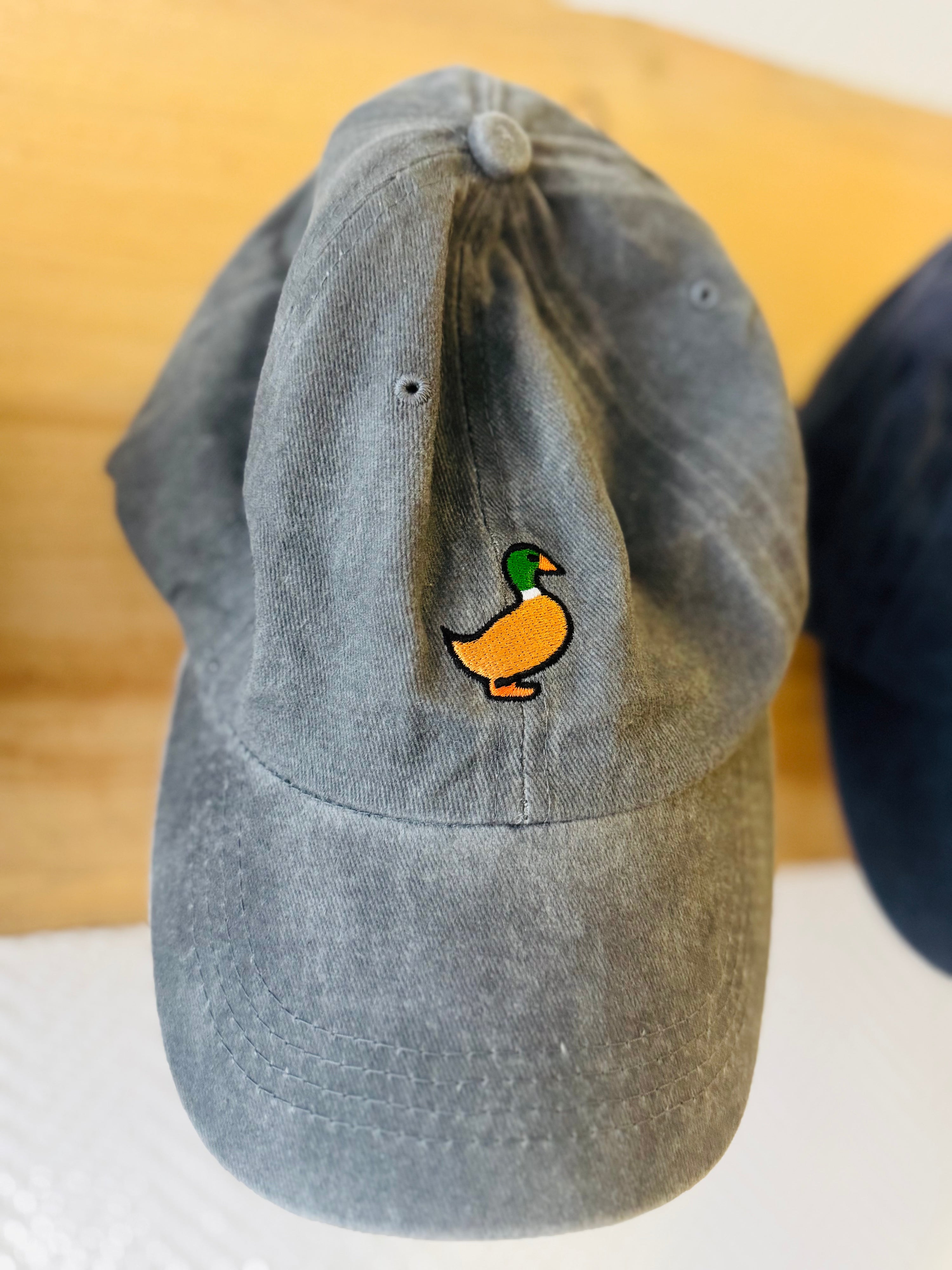 Happy Cap Duck -hellgrau-