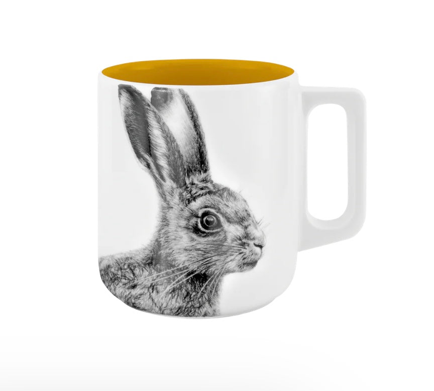 Becher mit Henkel - Hase // Farbe Honig im Tee
