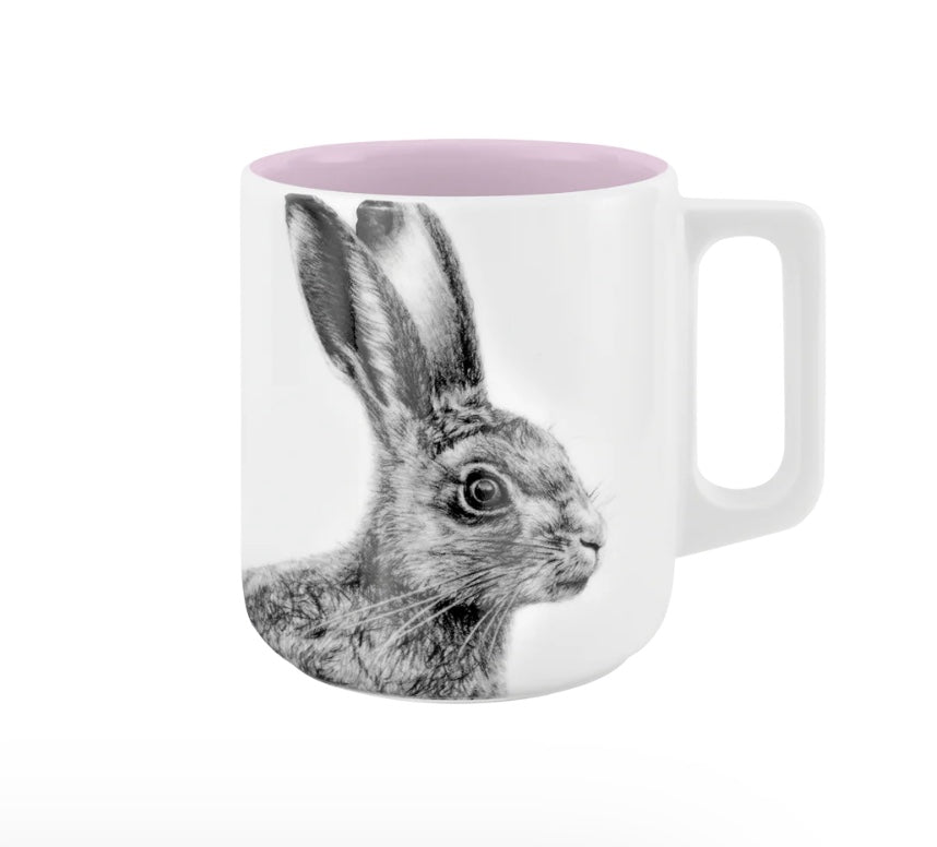 Becher mit Henkel - Hase // Farbe Die schönste Mütze