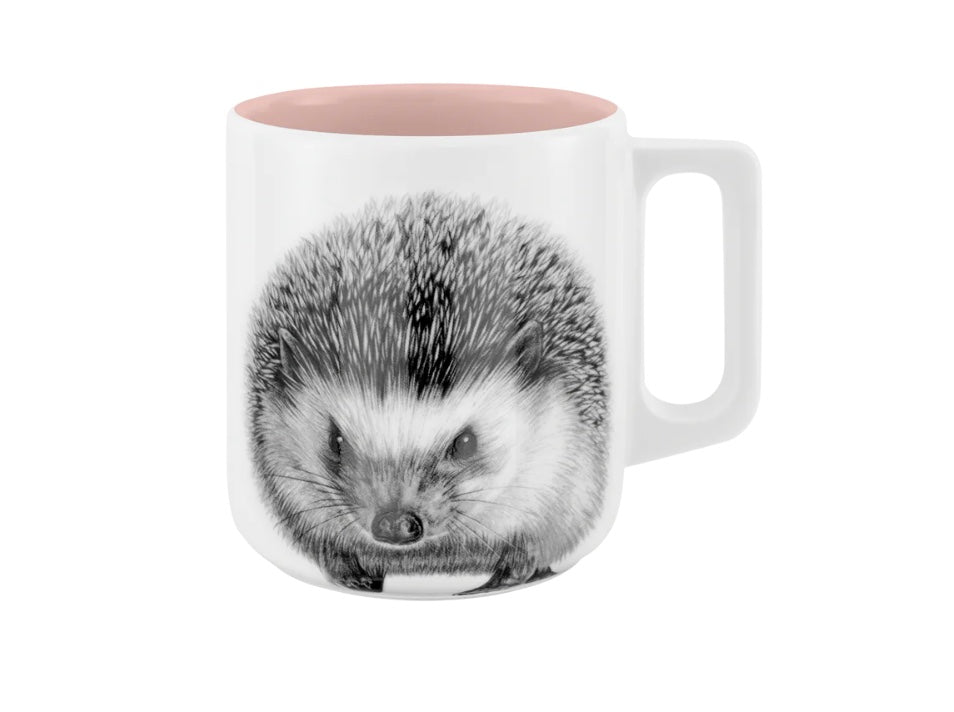 Becher mit Henkel - Igel // Farbe Zuckerwatte