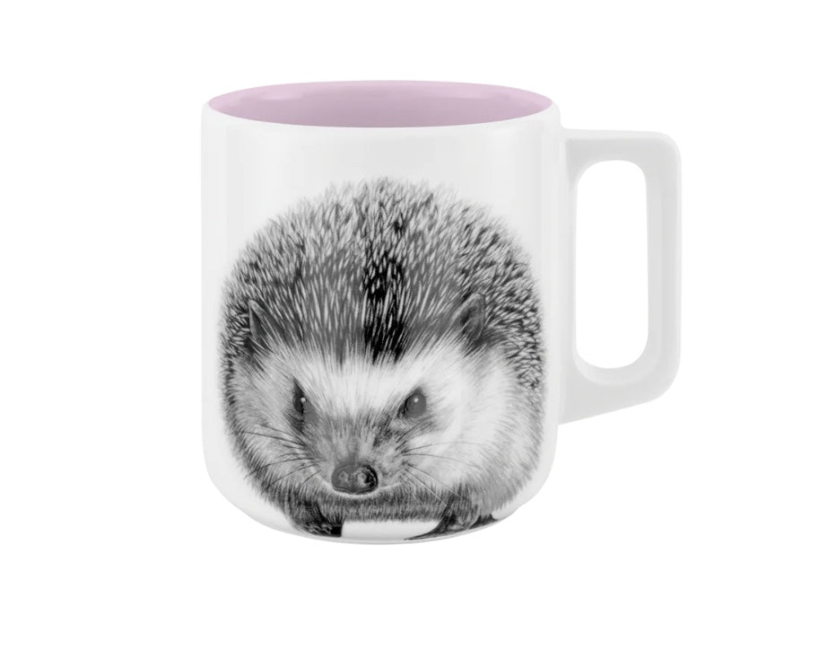 Becher mit Henkel - Igel // Farbe Die schönste Mütze