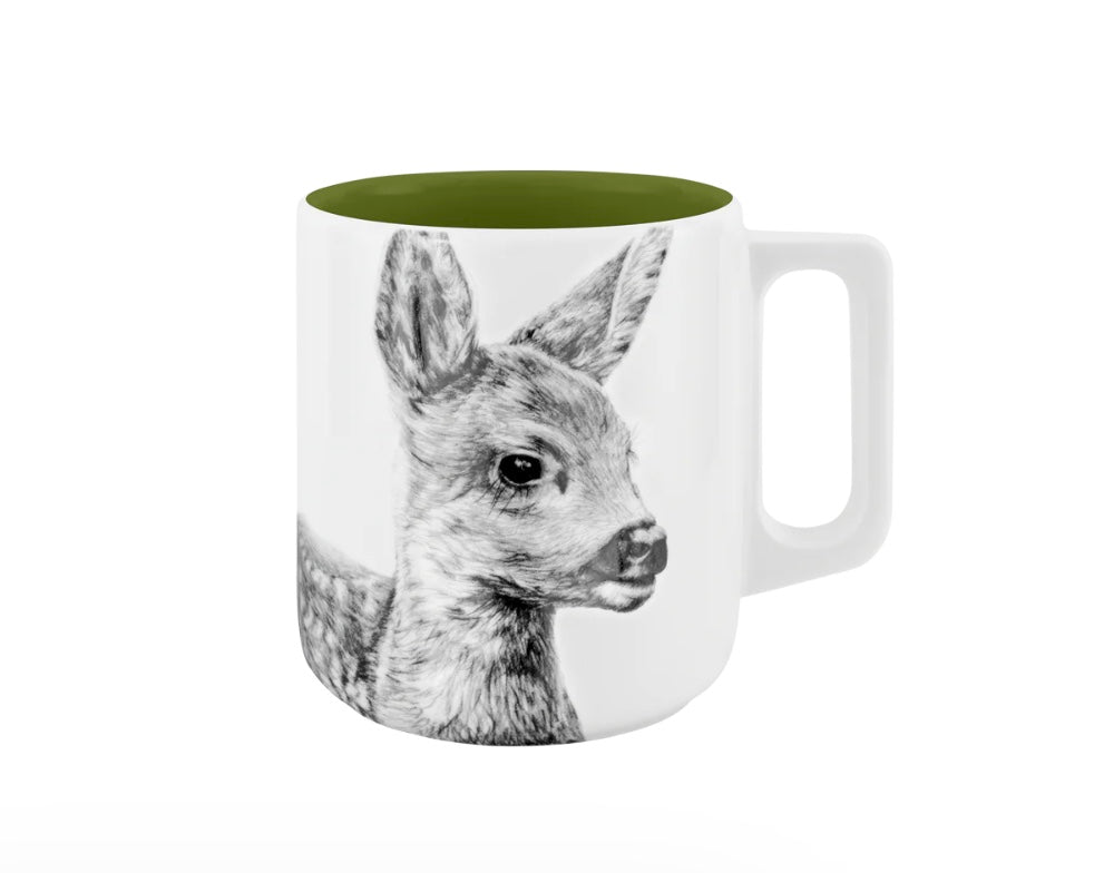 Becher mit Henkel - Kitz// Farbe Unterm Baum