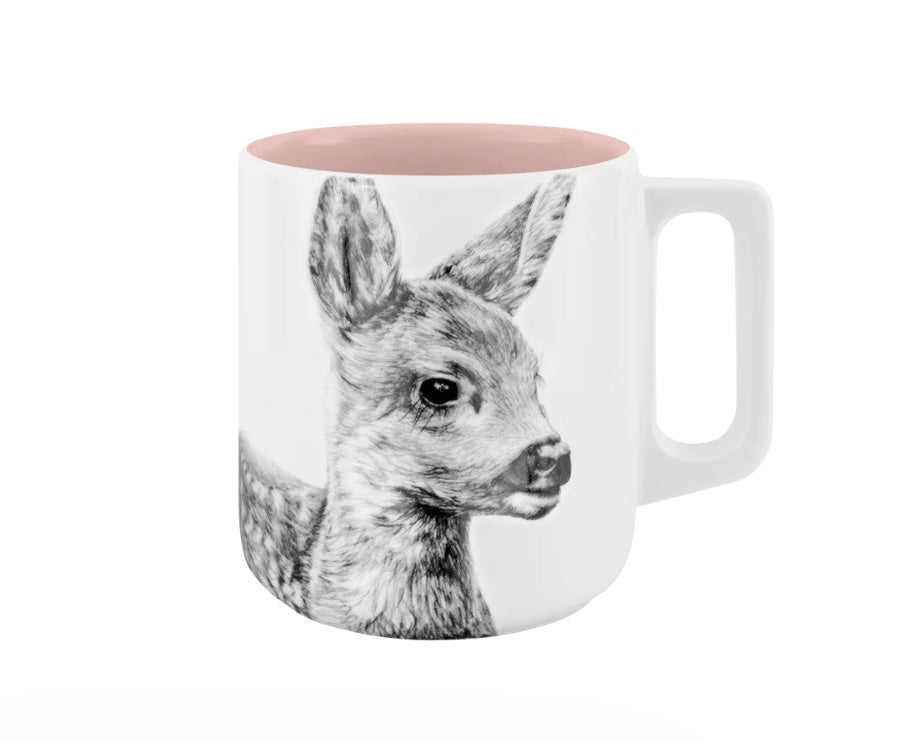 Becher mit Henkel - Kitz// Farbe Zuckerwatte