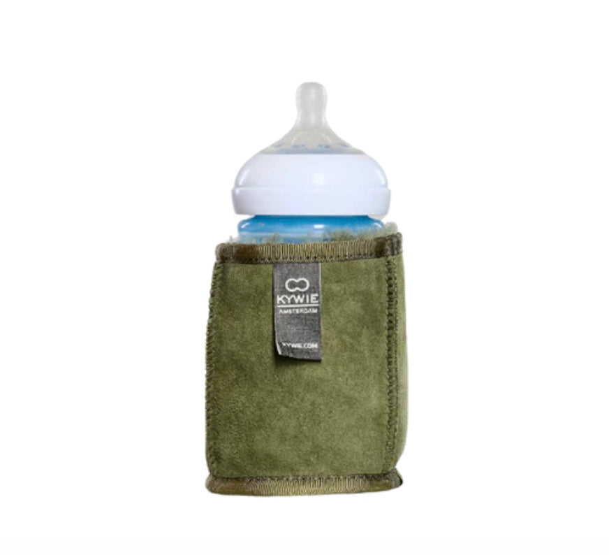 Mini Kühler für Dosen Wildleder Khaki