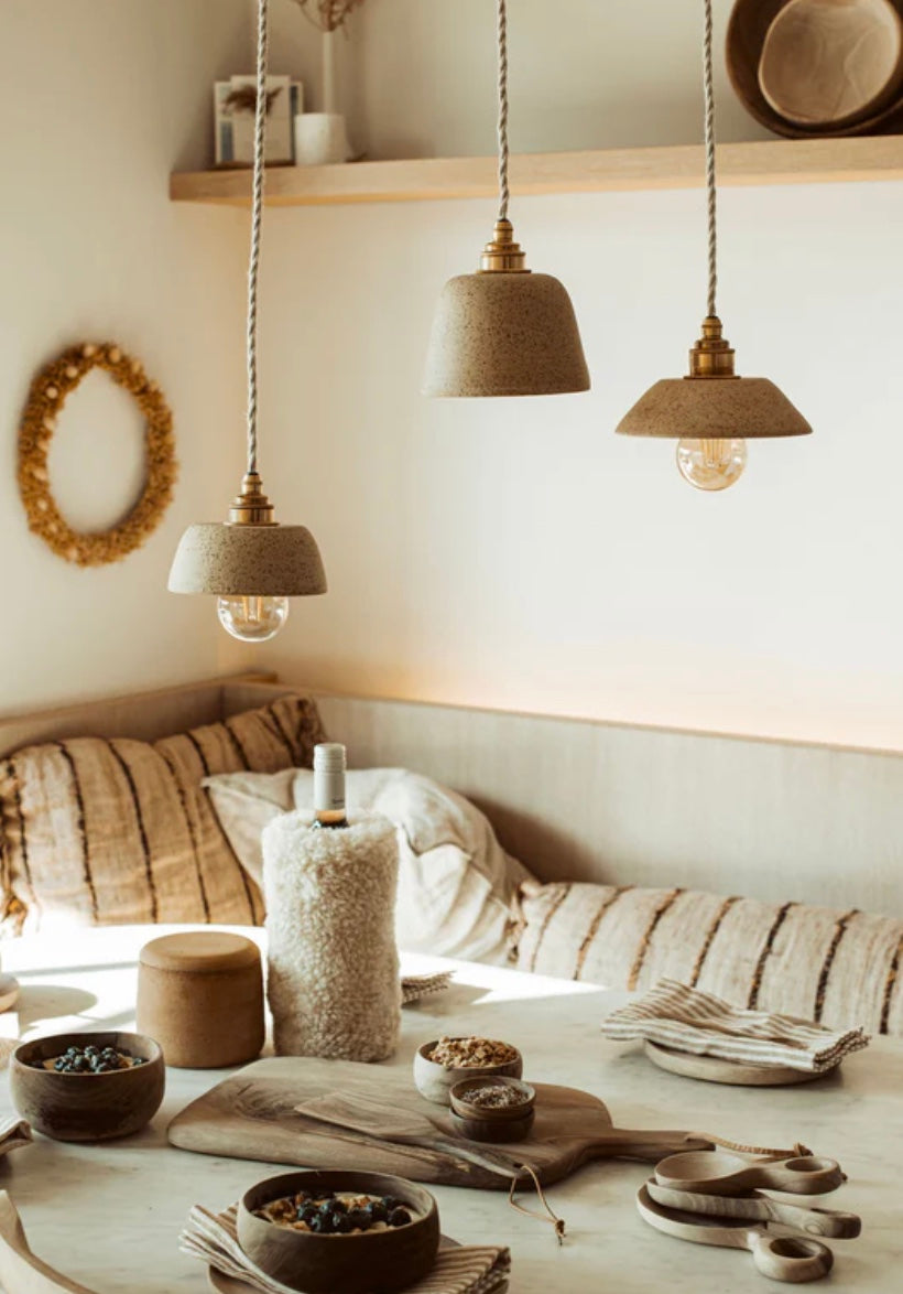 Wein & Wasser Flaschenkühler -Wooly Natur-