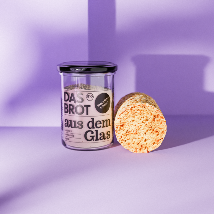 Bio-Brotbackmischung im Glas "Freudentränen" (200 g)
