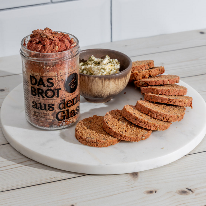 Brotbackmischung im Glas "Grüezi aus'm Pott" (200 g)