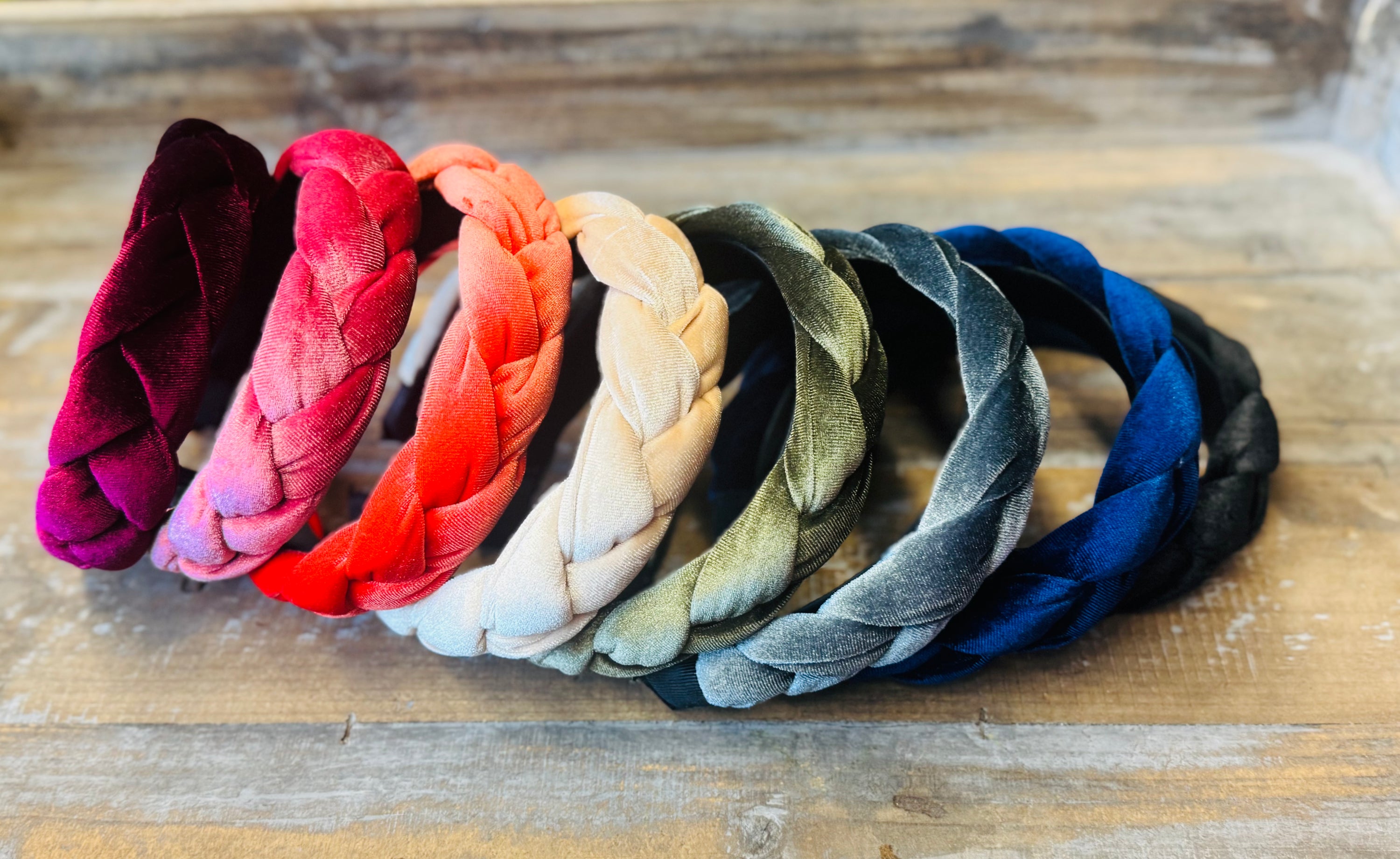 Wiesn Haarreif Samt -Rosy-