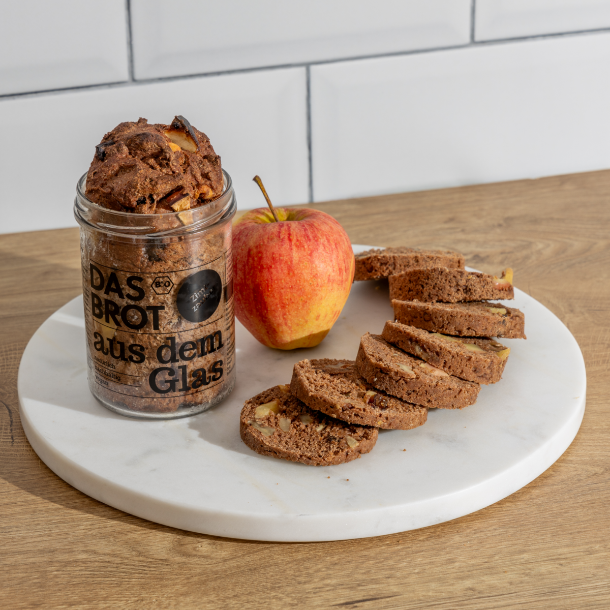 Bio-Brotbackmischung im Glas "Zimtzauber" (200 g)
