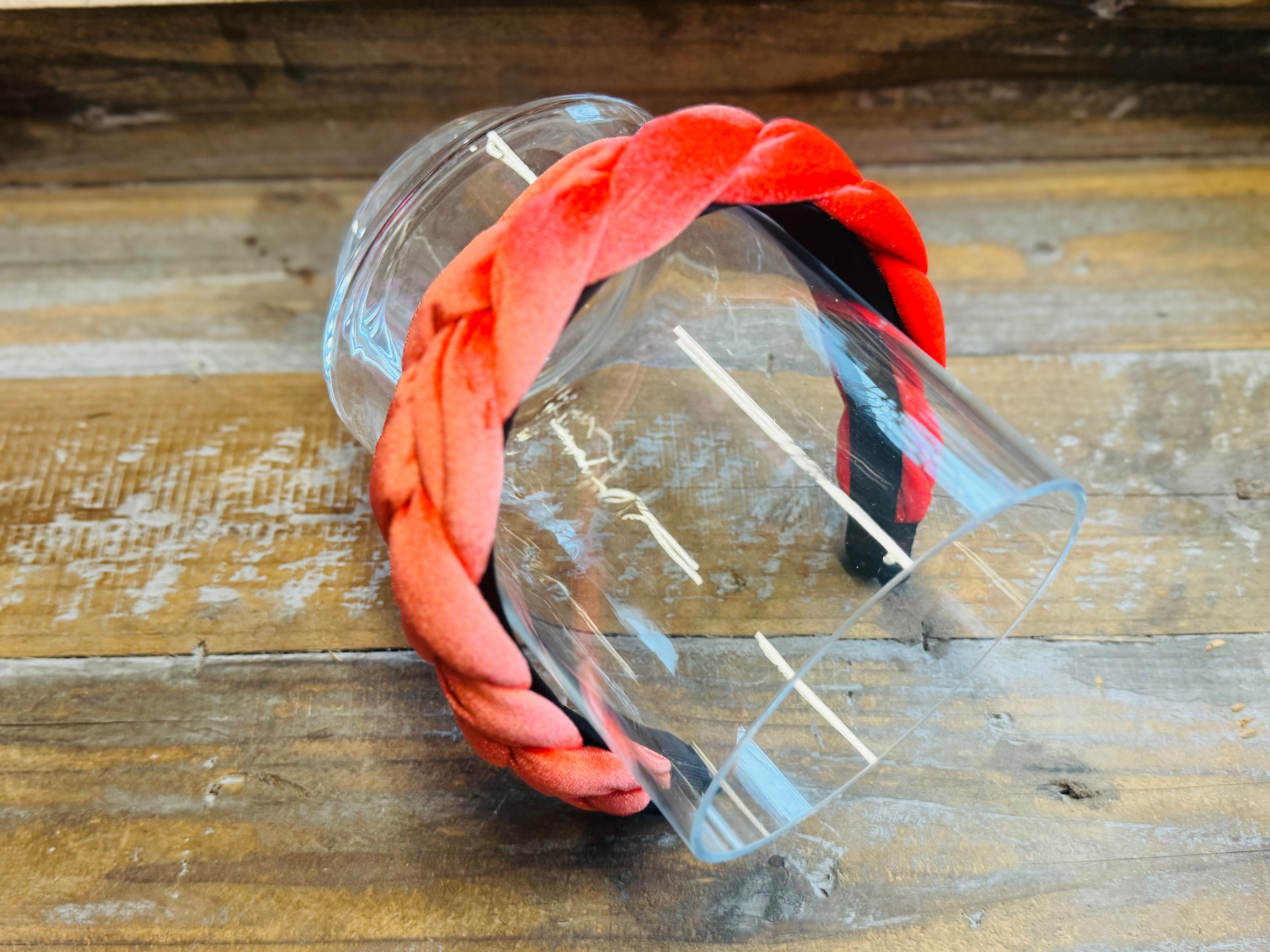 Wiesn Haarreif Samt -Lobster-