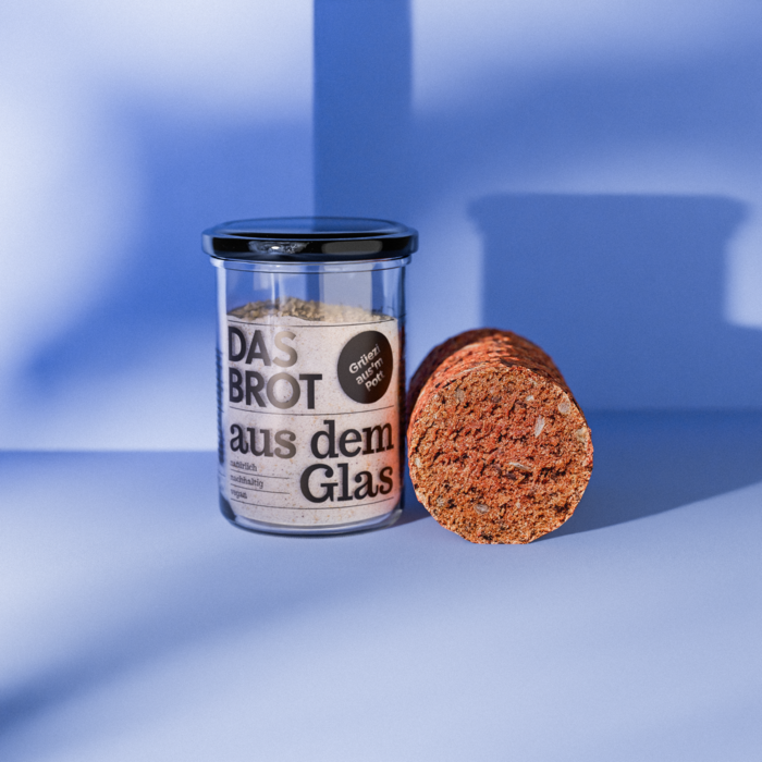Brotbackmischung im Glas "Grüezi aus'm Pott" (200 g)