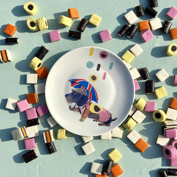 Sweet Wiener Dackel Kuchenteller Set