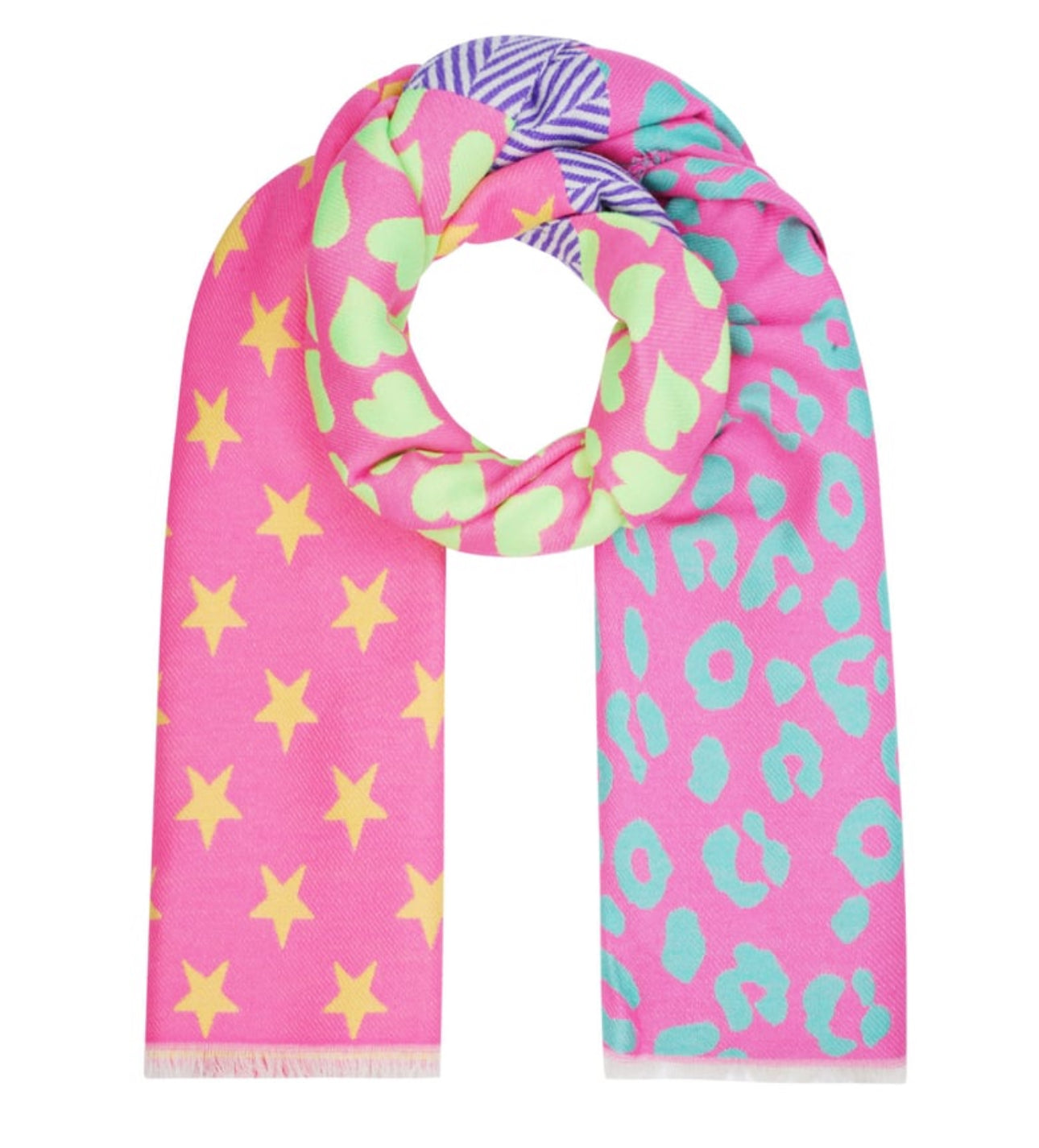 Leo & Stars Schal Pink
