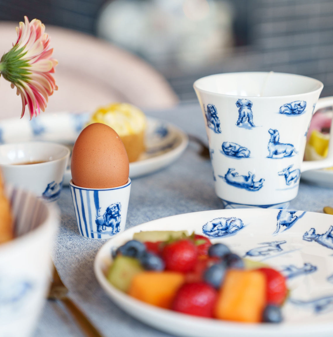 Dutch Blue Dackel Eierbecher