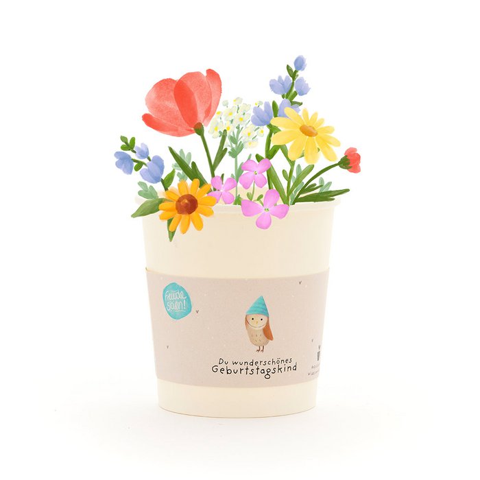 Blumenbecher - Geburtstagskind