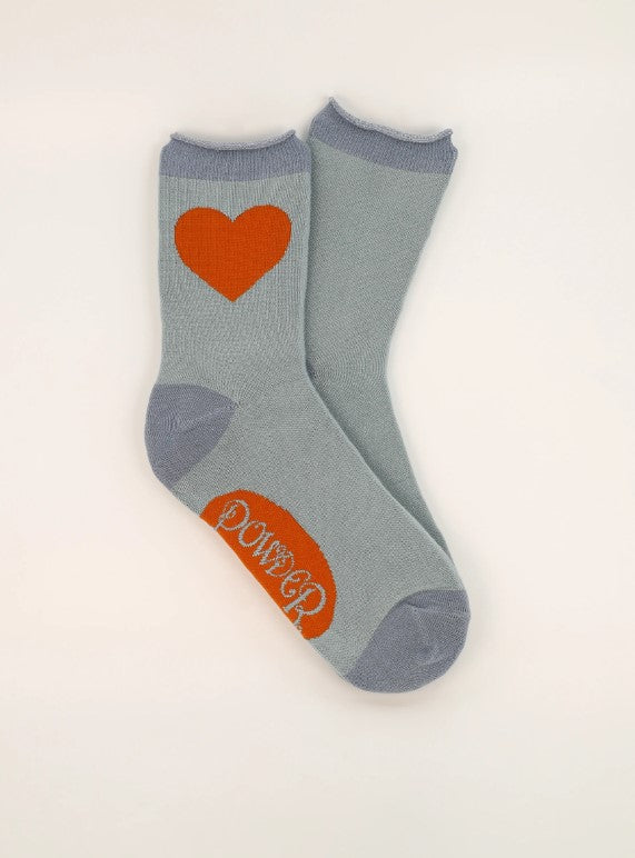 Fairy Socks Heart -blue-