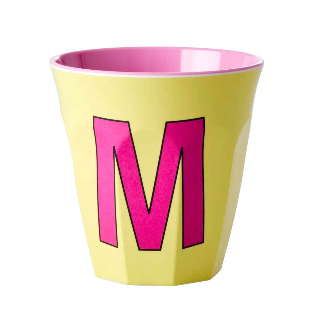 Happy Letter Mug -rosa-