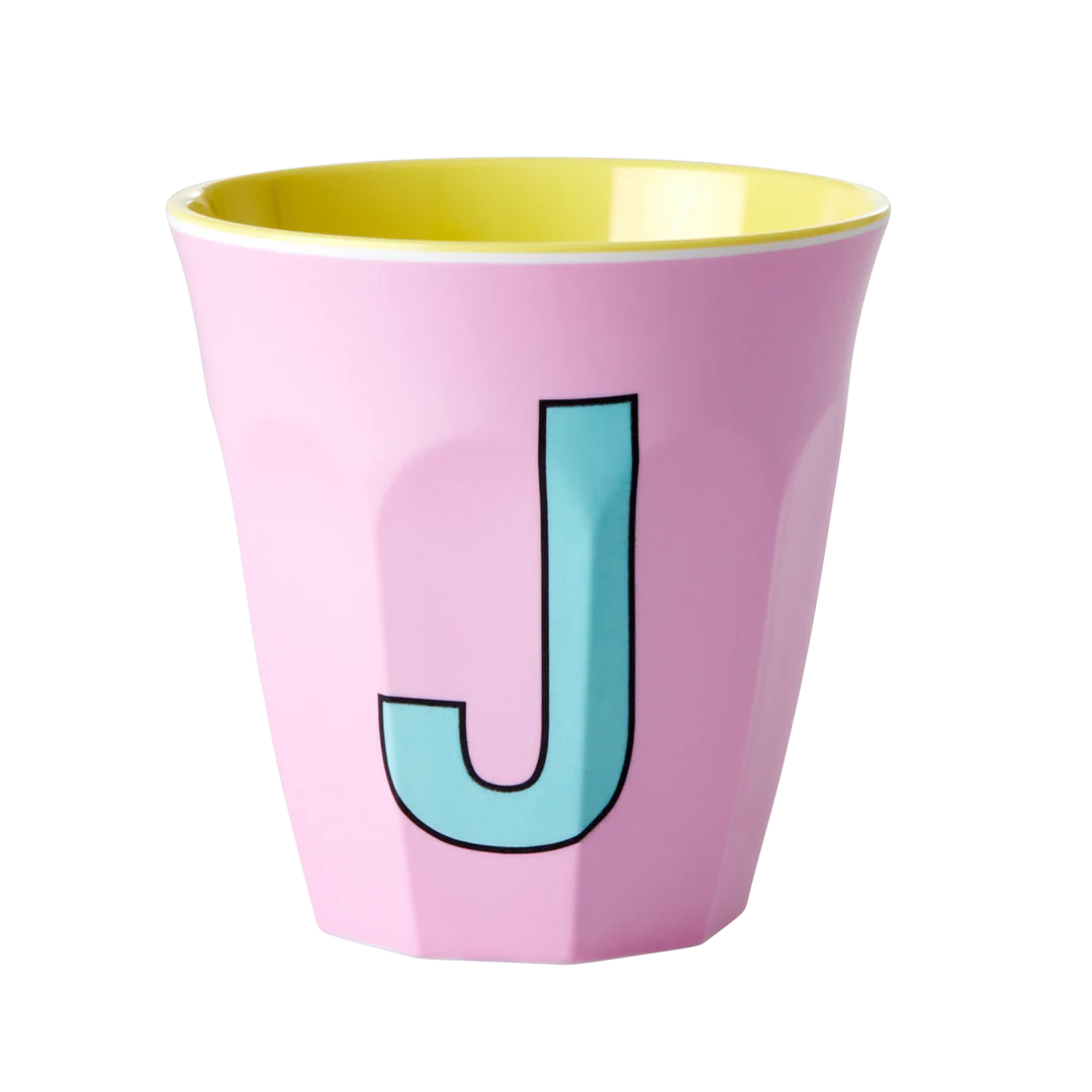 Happy Letter Mug -rosa-