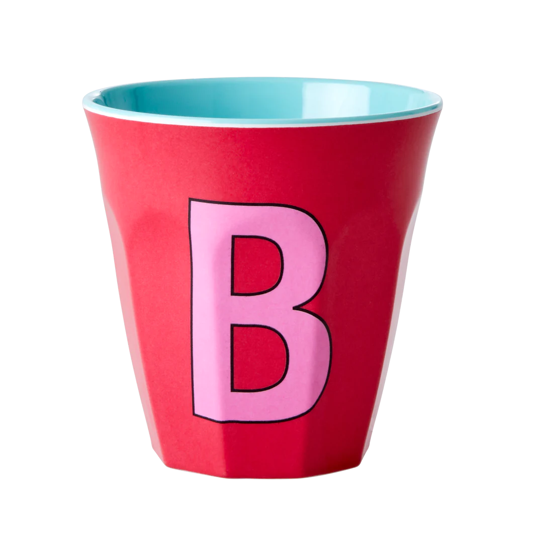 Happy Letter Mug -rosa-
