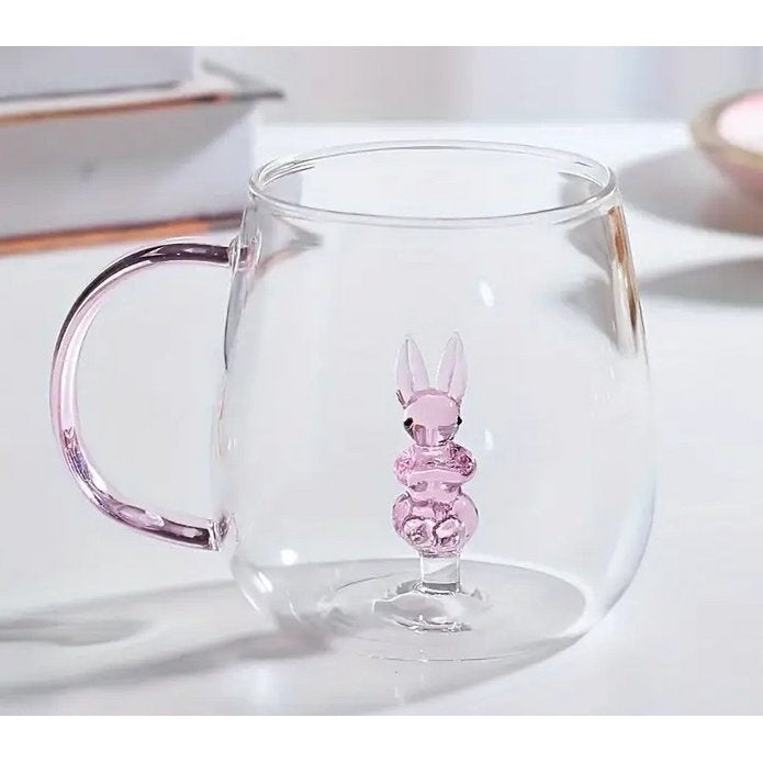 Maxi Happy Glass Mug Hase Rosi