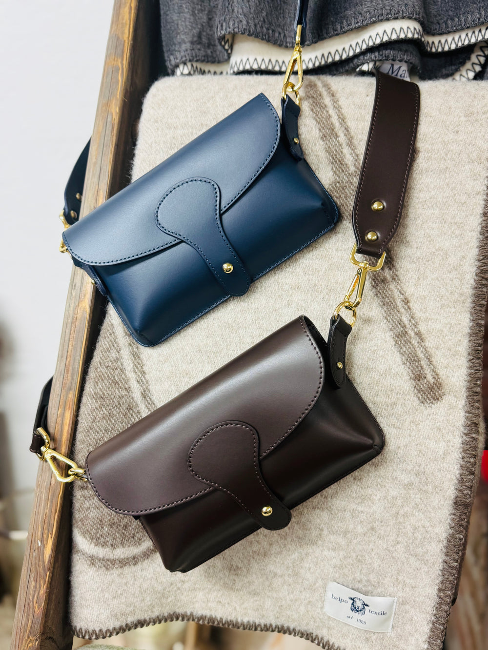 Leder Countrylife Bag -Schokolade-