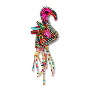 Brosche Flamingo 11cm