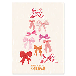 Postkarte Have a "bowtiful" Christmas