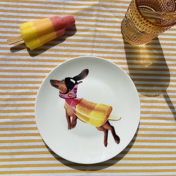 Sweet Wiener Dackel Kuchenteller Set