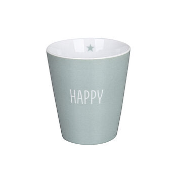 Happy Mug -lindgrün-