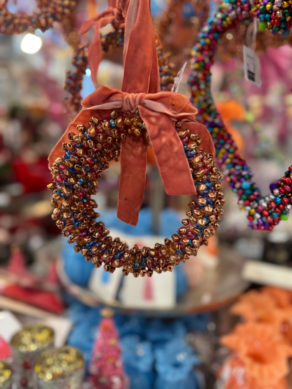 Schellenkranz Apricot 20cm