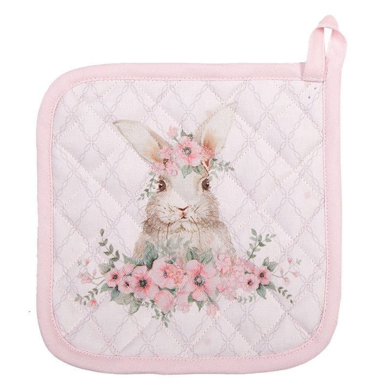 Topflappen Hase -rosa-