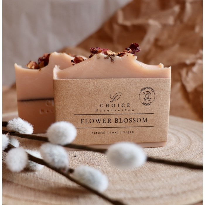 Naturseife "Flower Blossom“, vegan, palmölfrei