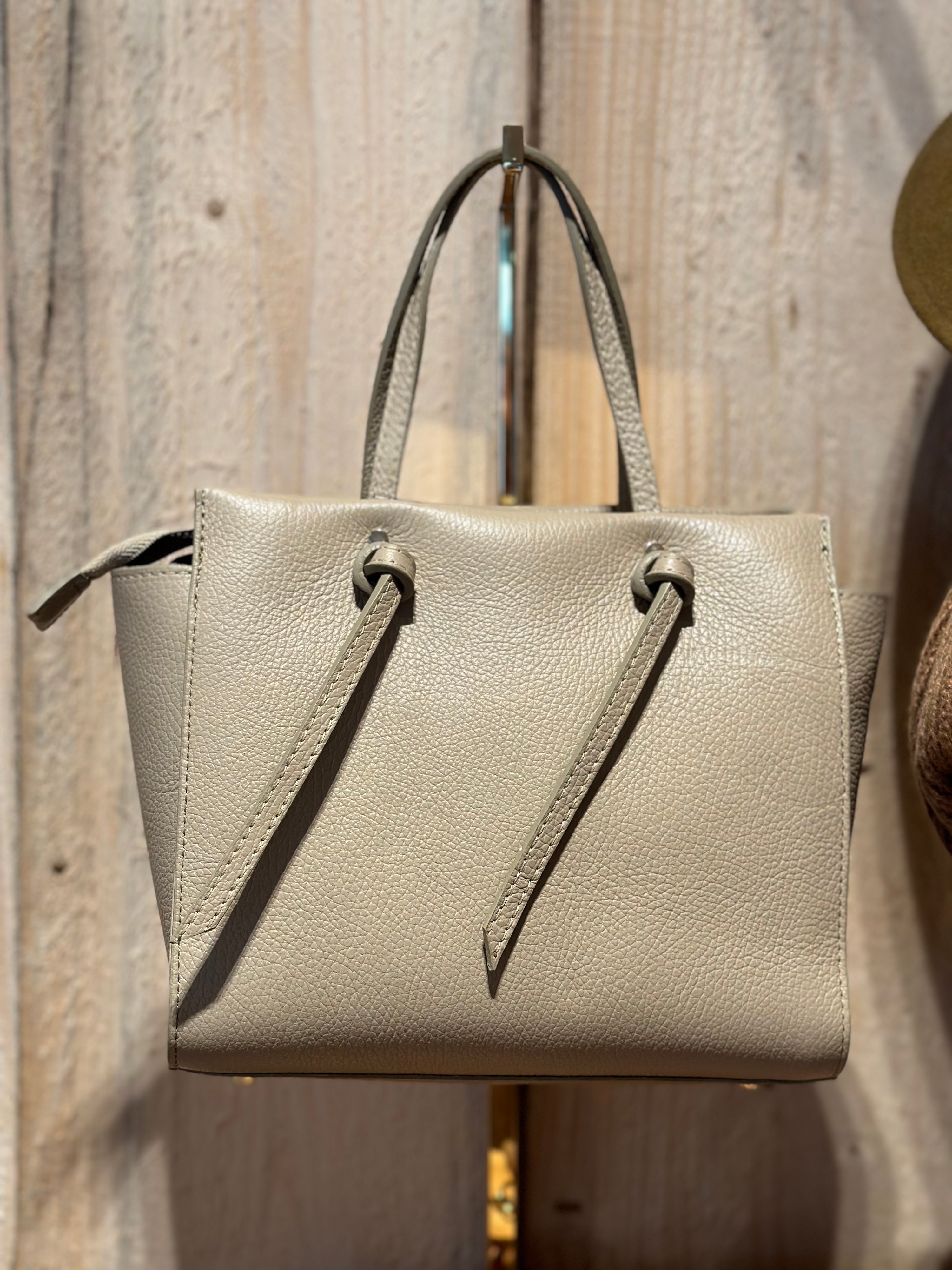 Leder Shopper Joya -Creme-