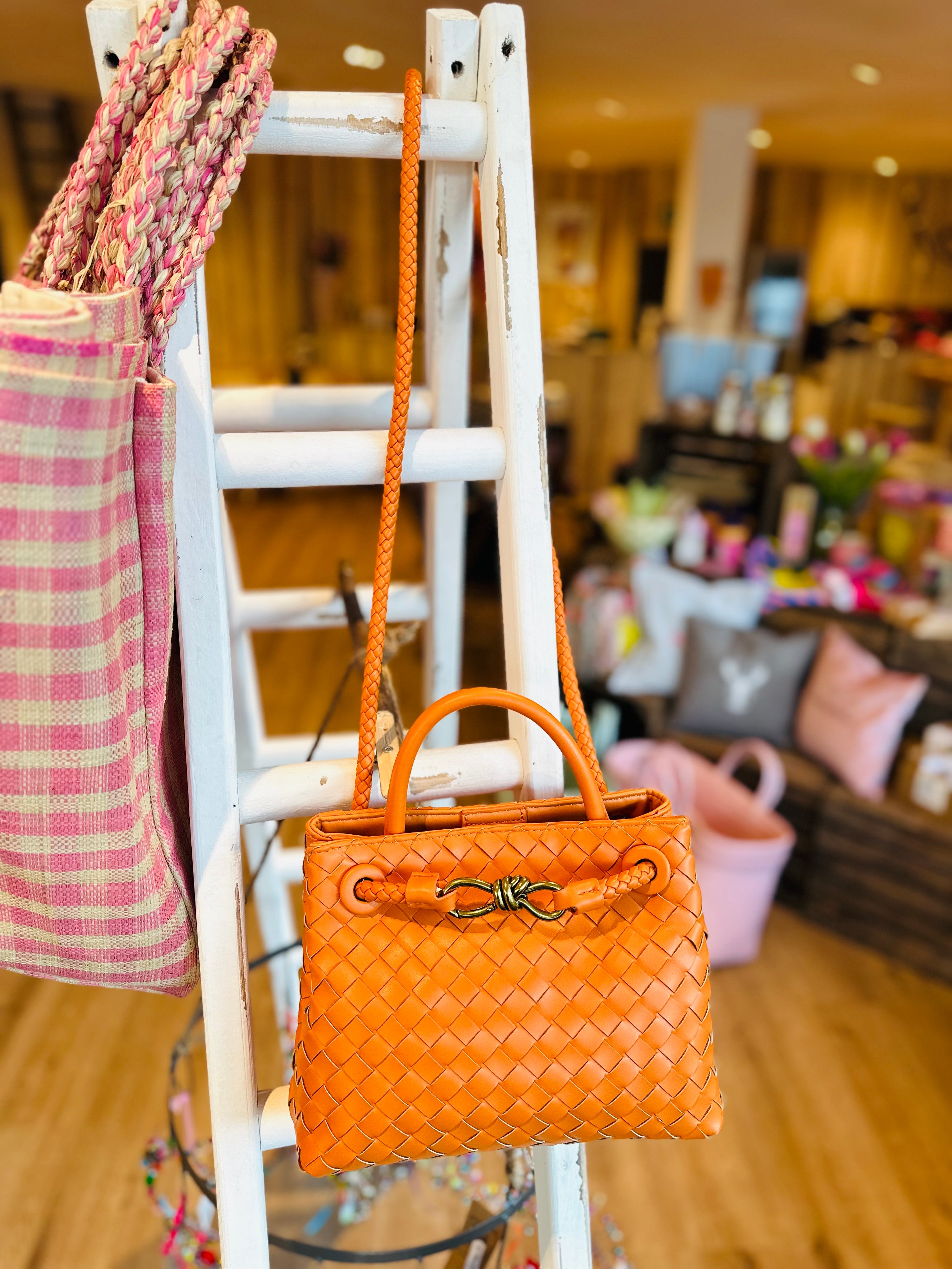 Woven Bag -Orangy-