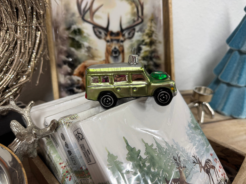 Baumanhänger Defender Geländewagen Grün