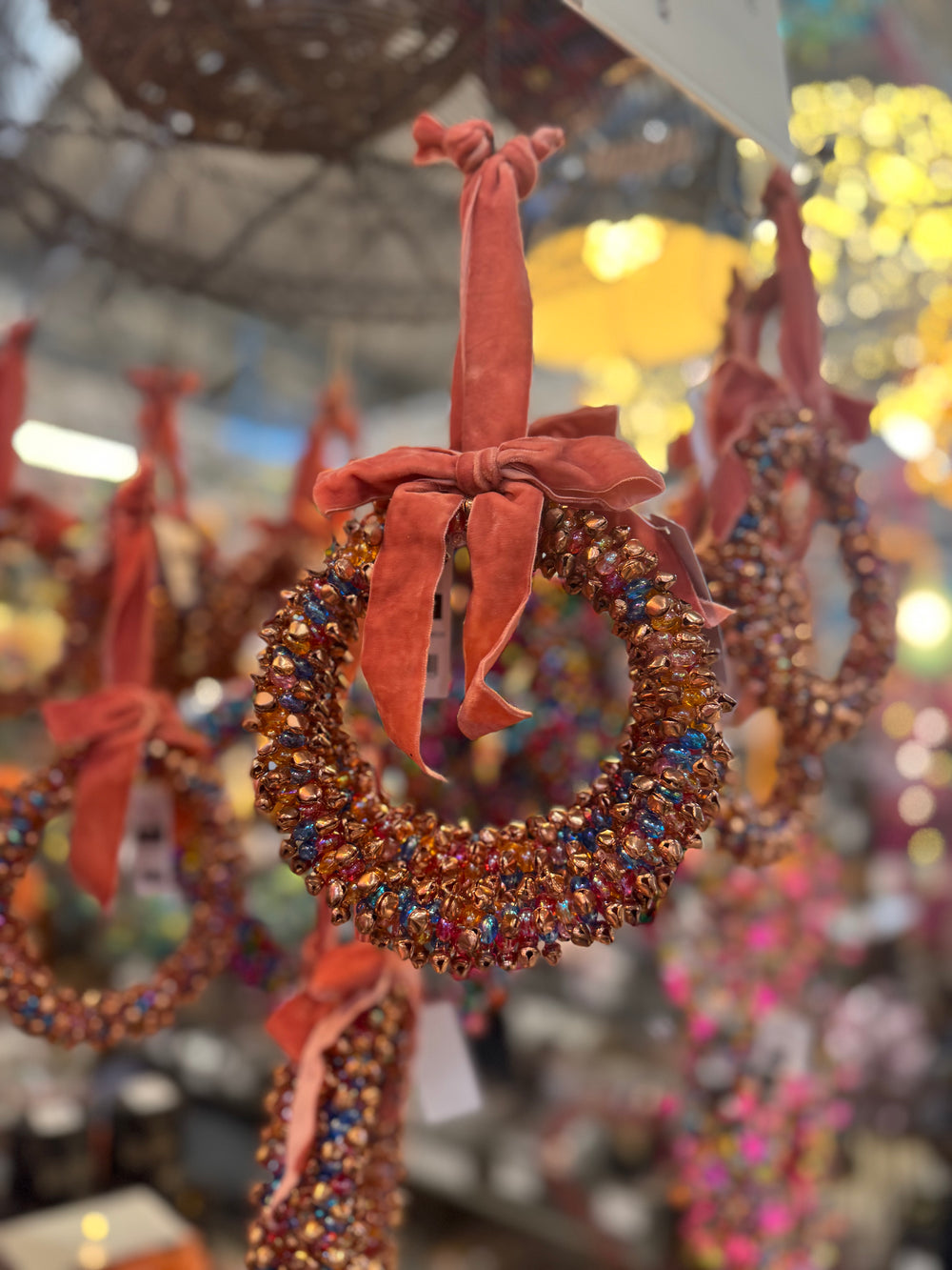 Schellenkranz Apricot 20cm