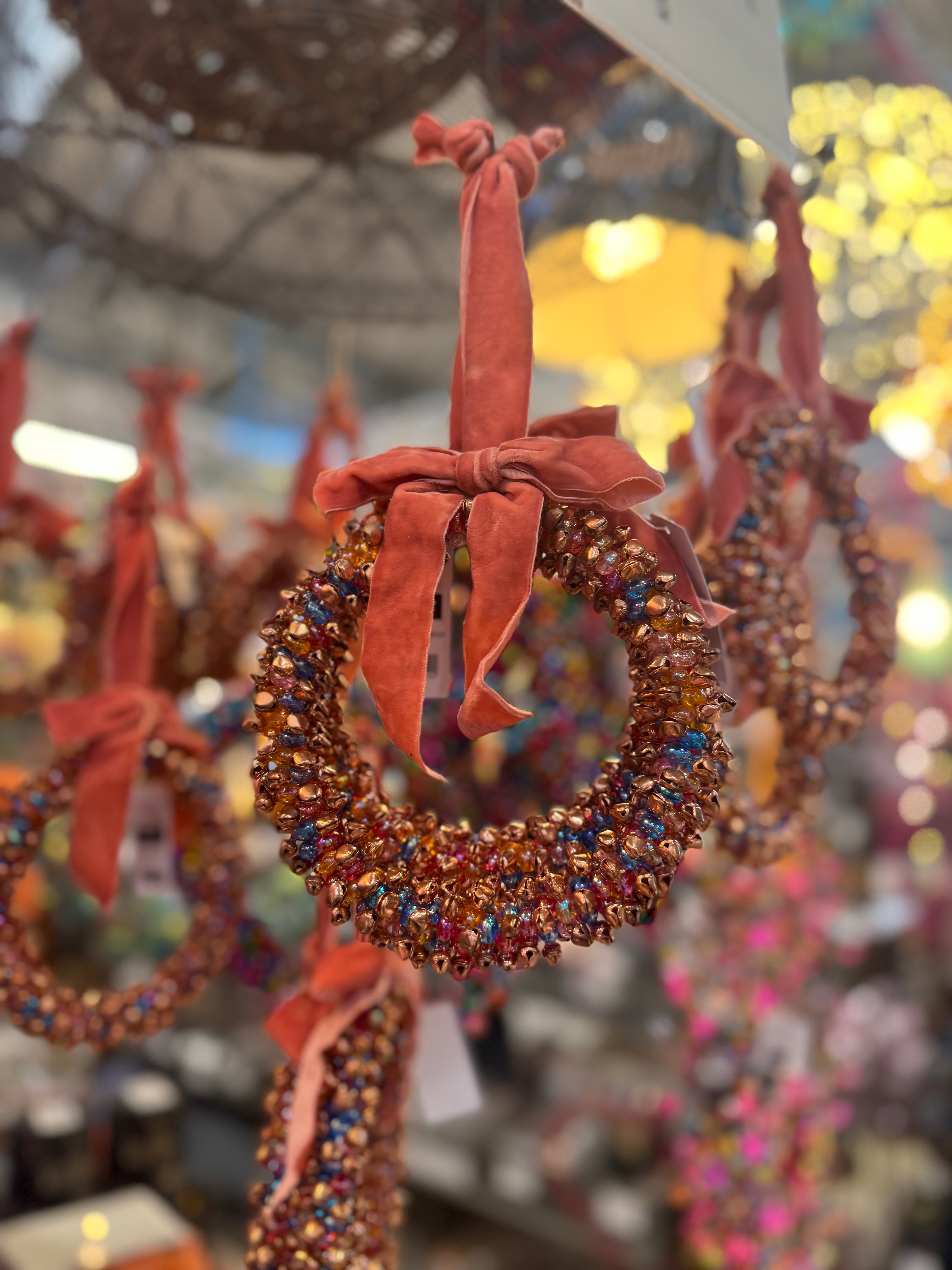 Schellenkranz Apricot 20cm