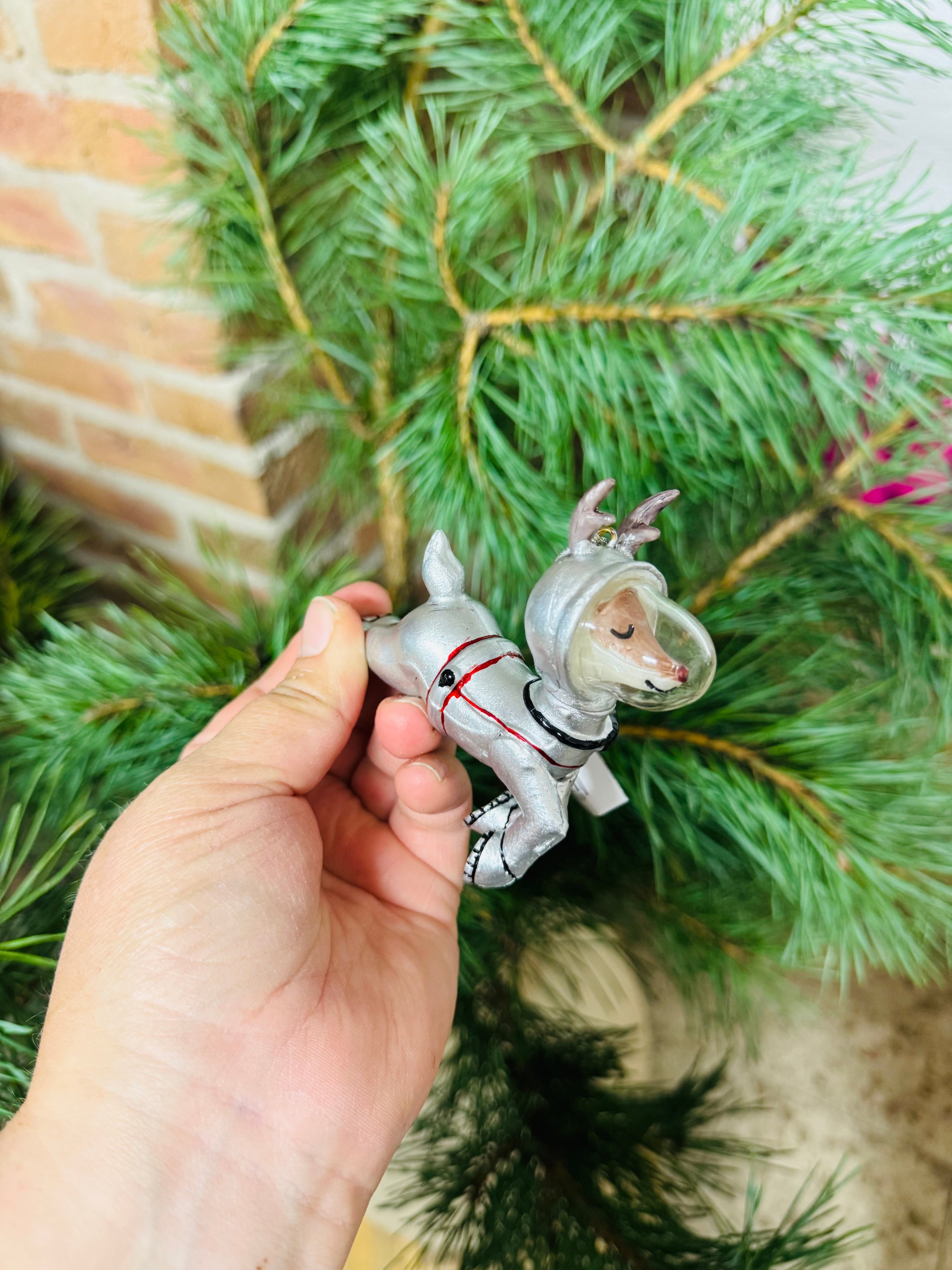 Baumanhänger Astronautenhirsch