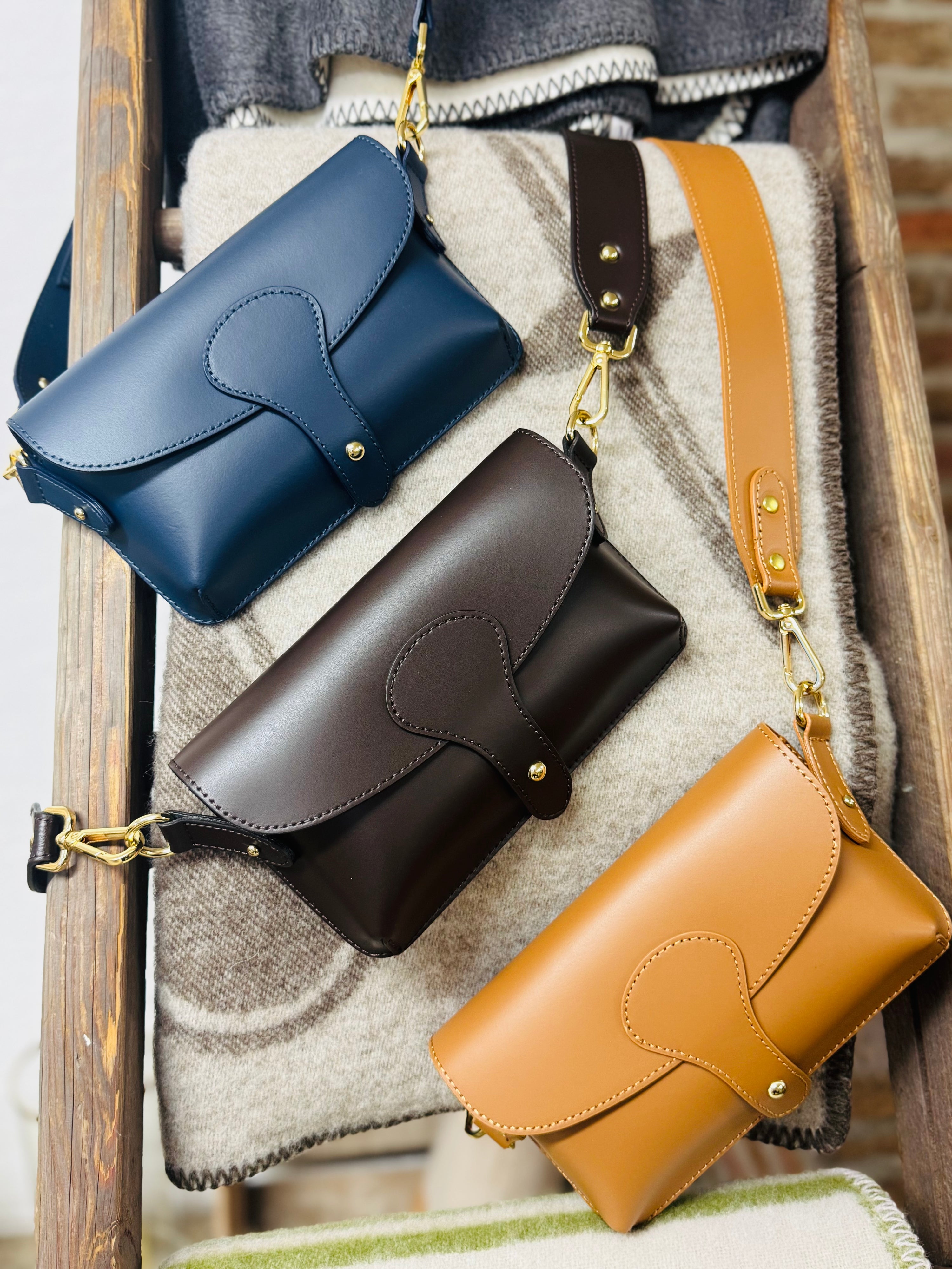 Leder Countrylife Bag -Schokolade-