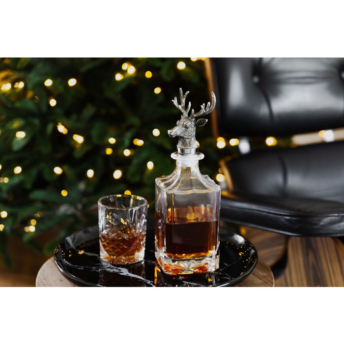 Glas Karaffe Hirsch