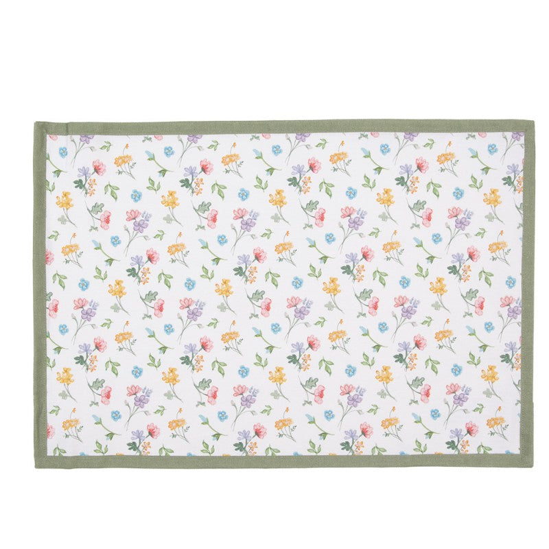 Platzdeckchen Streublumen 48cm x 33cm